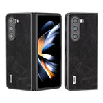Custodia PU texture Litchi per Samsung Galaxy Z Flip5 e Fold5