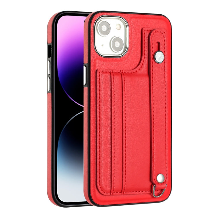 Custodia per telefono in pelle antiurto con cinturino da polso, For iPhone 14, For iPhone 15 Pro Max, For iPhone 14 Plus, For iPhone 15 Pro