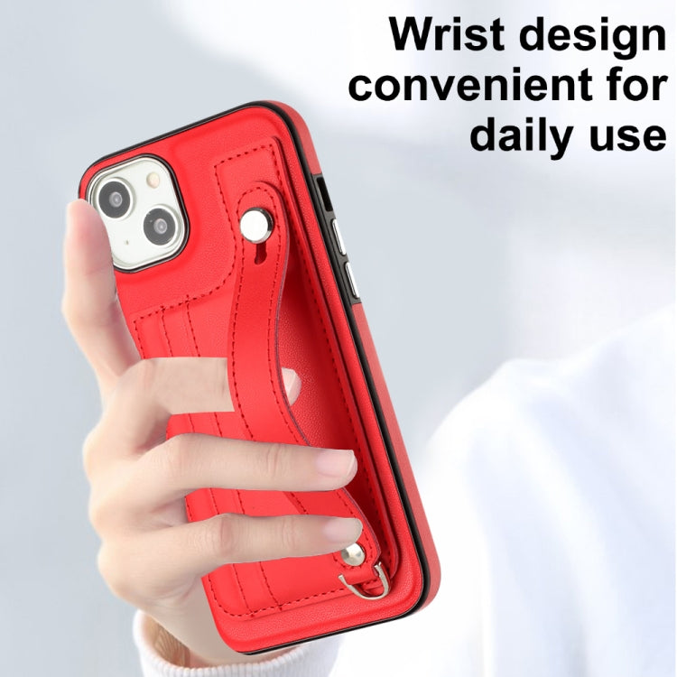 Custodia per telefono in pelle antiurto con cinturino da polso, For iPhone 14, For iPhone 15 Pro Max, For iPhone 14 Plus, For iPhone 15 Pro