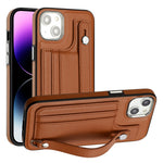 Custodia in pelle antiurto per iPhone 14 e 15 Pro