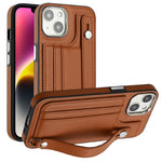 Custodia in pelle antiurto con cinturino per iPhone 13 e 12