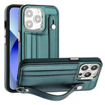 Custodia in pelle antiurto con cinturino per iPhone 13 e 12