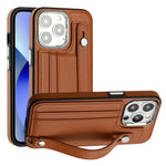 Custodia in pelle antiurto con cinturino per iPhone 13 e 12