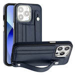 Custodia in pelle antiurto con cinturino per iPhone 13 e 12