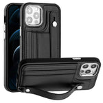 Custodia in pelle antiurto con cinturino per iPhone 13 e 12