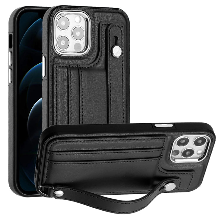 Custodia in pelle antiurto con cinturino per iPhone 13 e 12