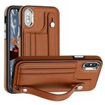 Custodia in pelle antiurto per smartphone compatibili