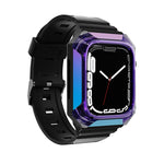 Cinturino per orologio in TPU integrato con custodia per armatura, For Apple Watch 7 45mm, For Apple Watch SE 40mm, For Apple Watch SE 44mm, For Apple Watch 6 40mm