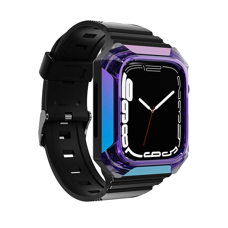 Cinturino per orologio in TPU integrato con custodia per armatura, For Apple Watch SE 2025 / 2023 44mm, For Apple Watch SE 2025 / 2023 40mm, For Apple Watch Series 11 / 10 42mm, For Apple Watch Ultra 3 / 2 49mm