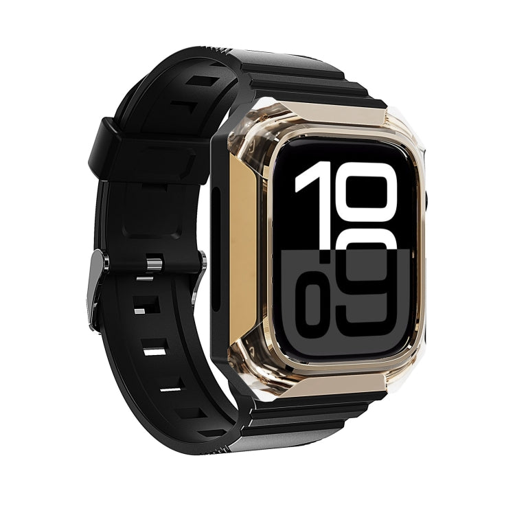 Cinturino per orologio in TPU integrato con custodia per armatura, For Apple Watch SE 2025 / 2023 44mm, For Apple Watch SE 2025 / 2023 40mm, For Apple Watch Series 11 / 10 42mm, For Apple Watch Ultra 3 / 2 49mm