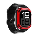 Cinturino per orologio in TPU integrato con custodia per armatura, For Apple Watch SE 2025 / 2023 44mm, For Apple Watch SE 2025 / 2023 40mm, For Apple Watch Series 11 / 10 42mm, For Apple Watch Ultra 3 / 2 49mm