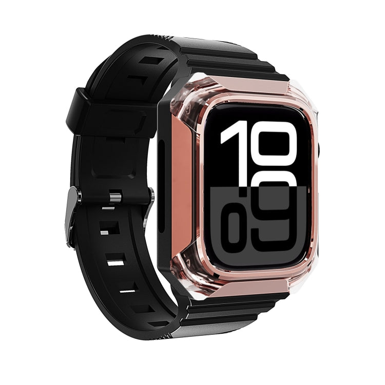 Cinturino per orologio in TPU integrato con custodia per armatura, For Apple Watch SE 2025 / 2023 44mm, For Apple Watch SE 2025 / 2023 40mm, For Apple Watch Series 11 / 10 42mm, For Apple Watch Ultra 3 / 2 49mm