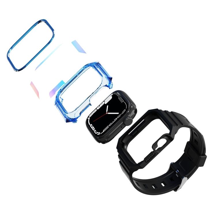 Cinturino per orologio in TPU integrato con custodia per armatura, For Apple Watch SE 2025 / 2023 44mm, For Apple Watch SE 2025 / 2023 40mm, For Apple Watch Series 11 / 10 42mm, For Apple Watch Ultra 3 / 2 49mm