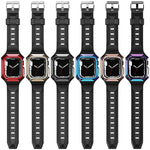 Cinturino per orologio in TPU integrato con custodia per armatura, For Apple Watch 2 38mm, For Apple Watch 42mm, For Apple Watch 38mm