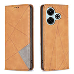 Custodia portafoglio in pelle per Xiaomi Poco M6 4G