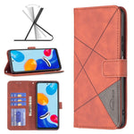 Custodia per telefono in pelle con struttura a rombo con fibbia magnetica, For Google Pixel 9, For Google Pixel 8a, For Google Pixel 8 Pro, For Google Pixel 8