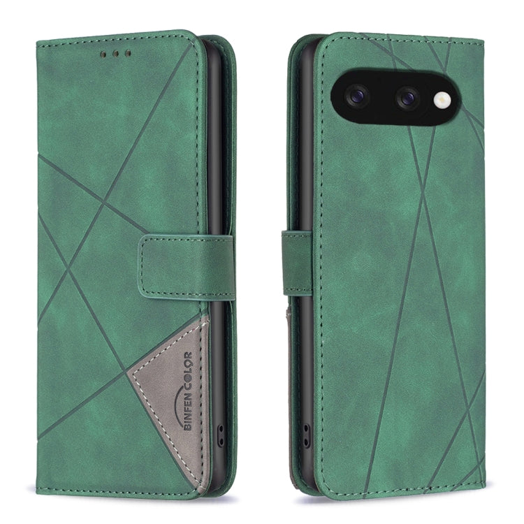 Custodia per telefono in pelle con struttura a rombo con fibbia magnetica, For Google Pixel 11 / 11 Pro, For Google Pixel 10a, For Google Pixel 9A, For Google Pixel 9 Pro
