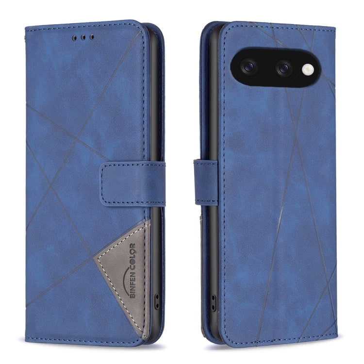 Custodia per telefono in pelle con struttura a rombo con fibbia magnetica, For Google Pixel 11 / 11 Pro, For Google Pixel 10a, For Google Pixel 9A, For Google Pixel 9 Pro