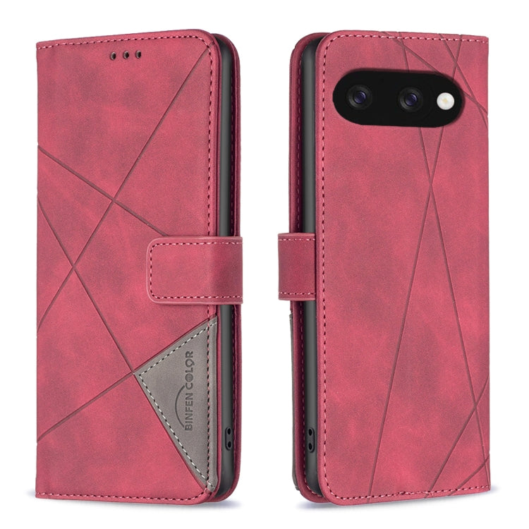 Custodia per telefono in pelle con struttura a rombo con fibbia magnetica, For Google Pixel 11 / 11 Pro, For Google Pixel 10a, For Google Pixel 9A, For Google Pixel 9 Pro