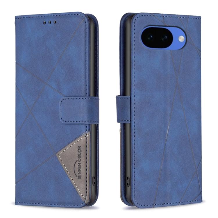 Custodia per telefono in pelle con struttura a rombo con fibbia magnetica, For Google Pixel 11 / 11 Pro, For Google Pixel 10a, For Google Pixel 9A, For Google Pixel 9 Pro
