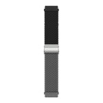 Cinturino per orologio in nylon intrecciato con fibbia, 20mm