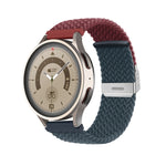 Cinturino per orologio in nylon intrecciato con fibbia, 20mm