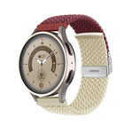Cinturino per orologio in nylon intrecciato con fibbia, 20mm