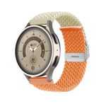 Cinturino per orologio in nylon intrecciato con fibbia, 20mm