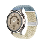 Cinturino per orologio in nylon intrecciato con fibbia, 20mm