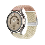 Cinturino per orologio in nylon intrecciato con fibbia, 22mm