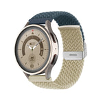 Cinturino per orologio in nylon intrecciato con fibbia, 22mm