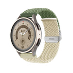 Cinturino per orologio in nylon intrecciato con fibbia, 22mm