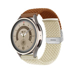 Cinturino per orologio in nylon intrecciato con fibbia, 22mm
