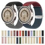 Cinturino per orologio in nylon intrecciato con fibbia, 22mm