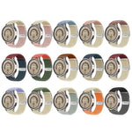 Cinturino per orologio in nylon intrecciato con fibbia, 20mm