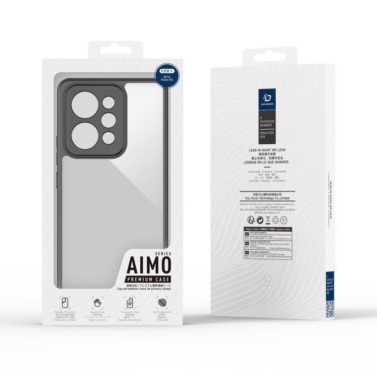 Custodia per telefono DUX DUCIS serie Aimo TPU + PC Frosted Feel, For Realme P4 Power 5G, For Realme 15 5G / 15 Pro 5G, For Realme 14 Pro+, For Realme 14 Pro, For Realme 13 Pro / 13 Pro+, For Realme GT Neo6 / Neo6 SE, For Realme GT 6T / GT 6           ...