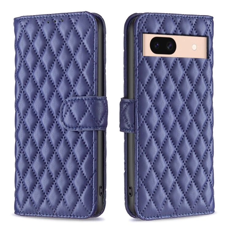 Custodia per telefono a conchiglia in pelle con portafoglio Diamond Lattice, For Google Pixel 11 / 11 Pro, For Google Pixel 9 Pro, For Google Pixel 9, For Google Pixel 8a