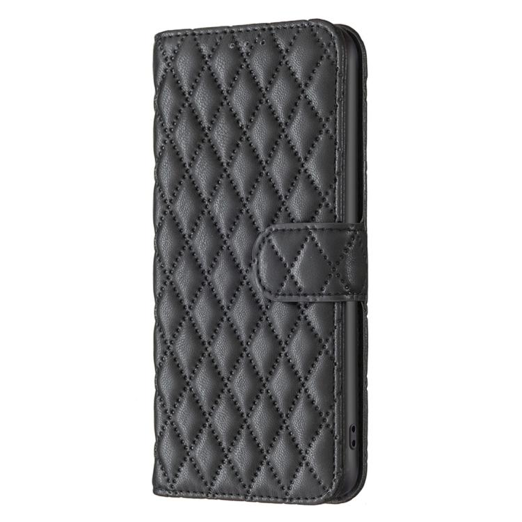 Custodia per telefono a conchiglia in pelle con portafoglio Diamond Lattice, For Google Pixel 11 / 11 Pro, For Google Pixel 9 Pro, For Google Pixel 9, For Google Pixel 8a
