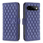 Custodia per telefono a conchiglia in pelle con portafoglio Diamond Lattice, For Google Pixel 11 / 11 Pro, For Google Pixel 9 Pro, For Google Pixel 9, For Google Pixel 8a