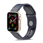 Cinturino in pelle con fibbia singola per Apple Watch