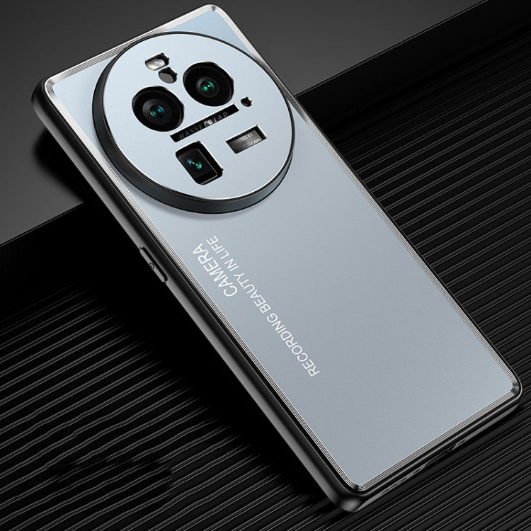 Custodia per telefono in metallo satinato, For OPPO Find X6 Pro, For OPPO Find X6