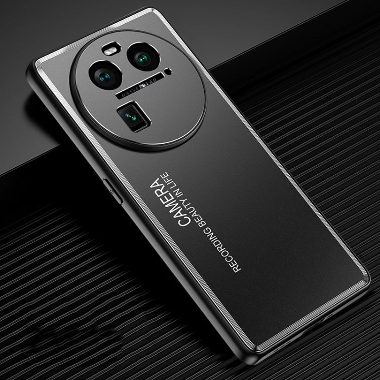 Custodia per telefono in metallo satinato, For OPPO Find X6 Pro, For OPPO Find X6