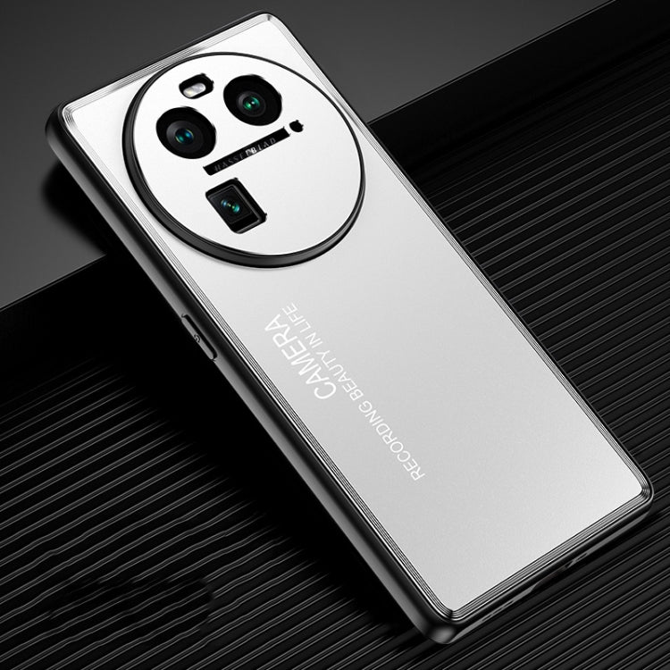Custodia per telefono in metallo satinato, For OPPO Find X6 Pro, For OPPO Find X6
