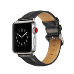 Cinturino in pelle pieno fiore Texture Crazy Horse, For Apple Watch Series 7 41mm / 6 & SE & 5 & 4 40mm / 3 & 2 & 1 38mm, For Apple Watch Series 7 45mm / 6 & SE & 5 & 4 44mm / 3 & 2 & 1 42mm
