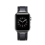 Cinturino in pelle pieno fiore Texture Crazy Horse, For Apple Watch Series 7 41mm / 6 & SE & 5 & 4 40mm / 3 & 2 & 1 38mm, For Apple Watch Series 7 45mm / 6 & SE & 5 & 4 44mm / 3 & 2 & 1 42mm