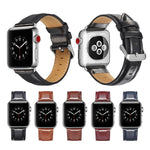 Cinturino in pelle pieno fiore Texture Crazy Horse, For Apple Watch Series 7 41mm / 6 & SE & 5 & 4 40mm / 3 & 2 & 1 38mm, For Apple Watch Series 7 45mm / 6 & SE & 5 & 4 44mm / 3 & 2 & 1 42mm