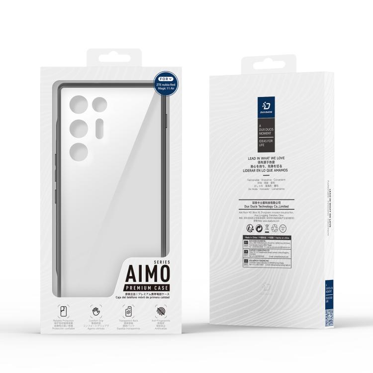 Custodia per telefono DUX DUCIS serie Aimo TPU + PC Frosted Feel, For ZTE nubia RedMagic 11 Air, For ZTE nubia RedMagic 10 Air, For ZTE nubia Red Magic 10 Pro / 10 Pro+, For ZTE nubia Red Magic 9 Pro/9 Pro+, For ZTE nubia Red Magic 8 Pro/8 Pro+