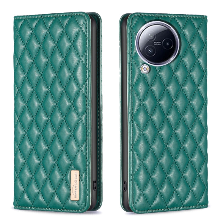 Custodia per telefono a conchiglia in pelle magnetica Diamond Lattice, For Xiaomi Redmi 12 4G, For Xiaomi Poco F5 5G / Redmi Note 12 Turbo, For Xiaomi Redmi Note 12S 4G / Note 11, For Xiaomi Civi 3 5G