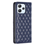 Custodia per telefono a conchiglia in pelle magnetica Diamond Lattice, For Xiaomi Redmi 12 4G, For Xiaomi Poco F5 5G / Redmi Note 12 Turbo, For Xiaomi Redmi Note 12S 4G / Note 11, For Xiaomi Civi 3 5G