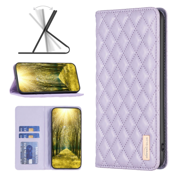 Custodia per telefono a conchiglia in pelle magnetica Diamond Lattice, For Xiaomi Redmi 12 4G, For Xiaomi Poco F5 5G / Redmi Note 12 Turbo, For Xiaomi Redmi Note 12S 4G / Note 11, For Xiaomi Civi 3 5G